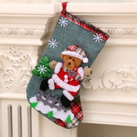 Chaussettes de Noël à accrocher à la cheminée