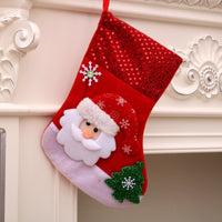 Chaussettes de Noël à accrocher à la cheminée