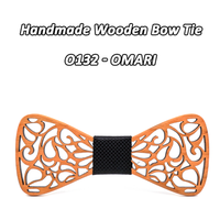 Nœud papillon en bois original pour adulte homme ET enfant - sculpté