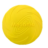 Frisbee pour chien. Jouet de forme de disque à jeter