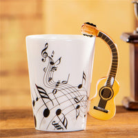 Tasses ou mug en céramique instrument 3D pour les fans de musique !