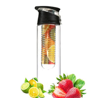 Bouteille d'eau infuseur fruits, gourde 800 ml