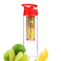 Bouteille d'eau infuseur fruits, gourde 800 ml