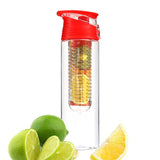Bouteille d'eau infuseur fruits, gourde 800 ml