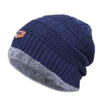 Bonnet chaud pour l'hiver pour homme avec tour de cou