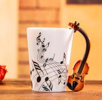 Tasses ou mug en céramique instrument 3D pour les fans de musique !