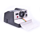 Dévidoir porte papier toilette original en forme d'appareil photo polaroid