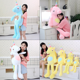 Licorne géante, énorme peluche coussin Licorne 60 et 140 cm