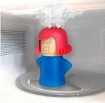 Nettoyeur de micro-ondes Angry Mama. Ajouter du vinaigre blanc allumez !