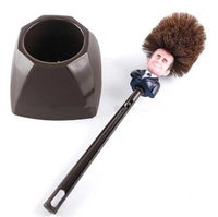 Brosse de toilette Emmanuel Macron. Brosse WC humoristique Président Macron
