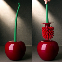 Brosse pour toilettes en forme de cerise. Brosse WC originale