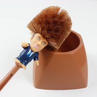 Brosse de toilette Emmanuel Macron. Brosse WC humoristique Président Macron