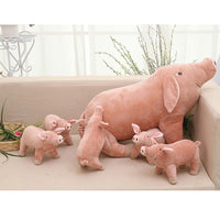 Peluche cochon rose mignon, 25 à 45cm