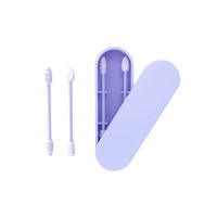 2 coton tiges réutilisables pour hygiène de l'oreille ou maquillage. Coton tige lavable.