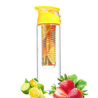 Bouteille d'eau infuseur fruits, gourde 800 ml