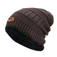 Bonnet chaud pour l'hiver pour homme avec tour de cou