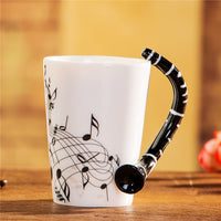 Tasses ou mug en céramique instrument 3D pour les fans de musique !