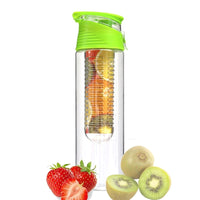 Bouteille d'eau infuseur fruits, gourde 800 ml