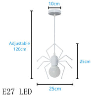 Luminaire bonhomme design LED, balançoire ou araignée, plafonnier original et moderne en métal