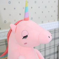 Licorne géante, énorme peluche coussin Licorne 60 et 140 cm