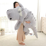 Peluche géante Crocodile Alligator de 60 à 140cm ! Énorme coussin croco