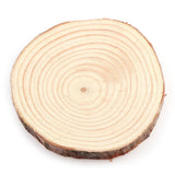 Lot de sous verres en bois naturel, rondelles découpées dans un rondin