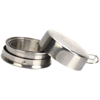 Verre pliable en acier inoxydable, 75ml 140ml 240ml. Tasse en métal rétractable pour voyage, camping etc