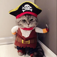 Costume déguisement pour chat et chien. Père noël, pirate, renne