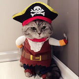 Costume déguisement pour chat et chien. Père noël, pirate, renne