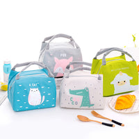 Sac isotherme pour pique nique. Lunch box avec dessins d'animaux et personnages