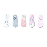 Lot de 5 paires de chaussettes femmes 3D animaux avec oreilles