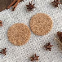 Rouleau à pâtisserie de noël ! Formes rennes sapins de noël sur biscuits pâte