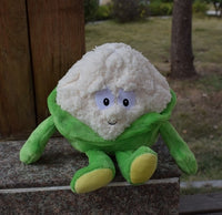 Peluches fruits et légumes, banane, poire, pomme, brocoli, champignon, citron, fraise etc