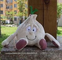Peluches fruits et légumes, banane, poire, pomme, brocoli, champignon, citron, fraise etc