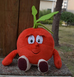 Peluches fruits et légumes, banane, poire, pomme, brocoli, champignon, citron, fraise etc
