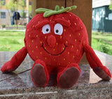Peluches fruits et légumes, banane, poire, pomme, brocoli, champignon, citron, fraise etc