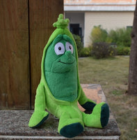 Peluches fruits et légumes, banane, poire, pomme, brocoli, champignon, citron, fraise etc