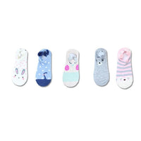 Lot de 5 paires de chaussettes femmes 3D animaux avec oreilles
