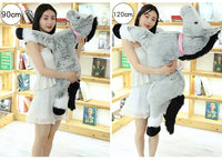 Peluche cheval géant 90cm à 120cm, pour les fans d'équitation !