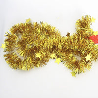 Lot de 2 guirlandes de Noël de 2 mètres. Décoration sapin de noël