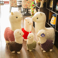 Peluche Lama, alpaga géant, 28 à 80 cm