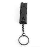Sifflet haute puissance 150 db avec porte clé, en acier inoxydable. Idéal situation d'urgence ou survivalisme