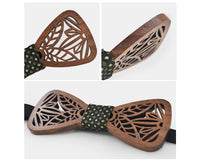 Nœud papillon en bois pour enfant et bébé sculpté original