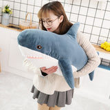 Peluche requin géant. Coussin 45 à 140 cm