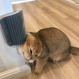 Dispositif de massages, brosse autonome pour chats