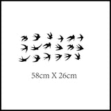 Stickers oiseaux anti collision. Autocollants avertisseurs pour les oiseaux à coller sur vos baies vitrées