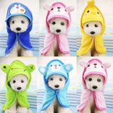 Couverture serviette pour chien sortie de bain, chiots animaux