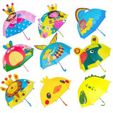 Parapluie mignon en forme d'animaux 3D pour enfants