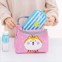 Sac isotherme pour pique nique. Lunch box avec dessins d'animaux et personnages