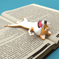 Marque page 3D animaux. Original et drôle. Panda, Chat, Chien, Souris, Lapin, Loup